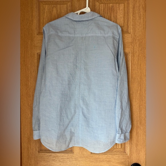 American Eagle Outfitters Button Down
Shirt Womens M Boyfriend Fit Blue - Picture 2 of 9